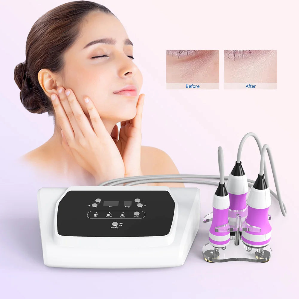 PC 3 In 1 Ultrasound 40K Cavitation Radio Frequency Machine 3D RF Facial Ca