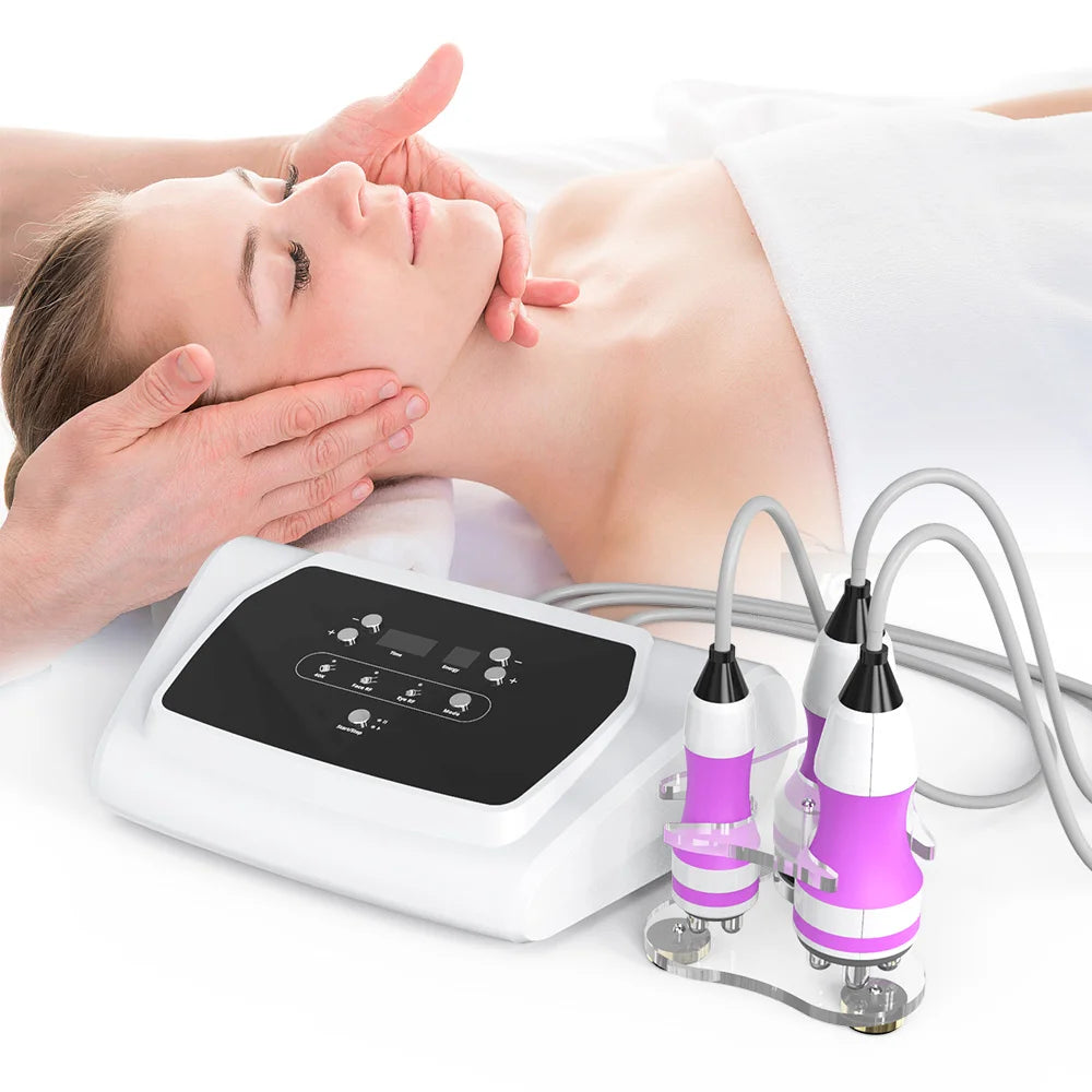 PC 3 In 1 Ultrasound 40K Cavitation Radio Frequency Machine 3D RF Facial Ca