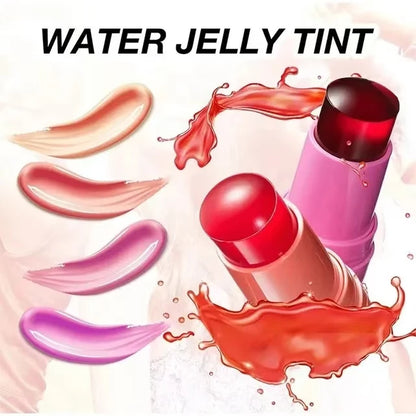 3-in-1 Milk Jelly Tint Facial Blusher Wand Moisturized Long Lasting Matte Rouge Cheek Contour Lipstick Sticker Beauty Makeup Kit