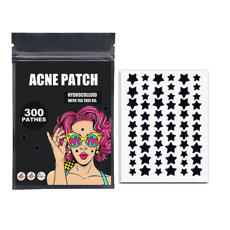 300/600/1200 PCS/SET Star Pimple Patch Acne Colorful Invisible Acne Removal Skin Care Stickers Concealer Face Spot Beauty