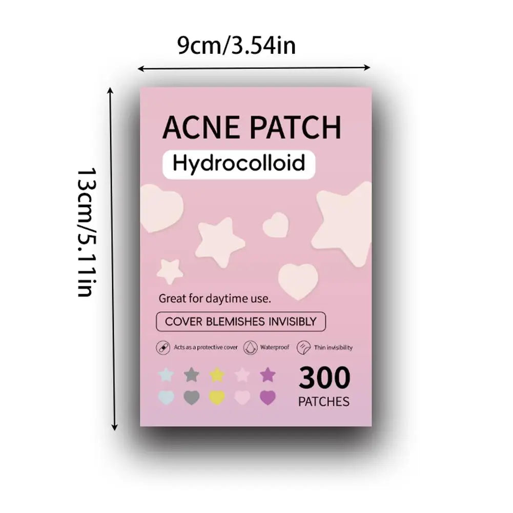 300/600pcs Invisible Acne Patch Reduce Pimples Blackheads Mild Non-irritating Concealer Face Spot Skin Care Tools Waterproof