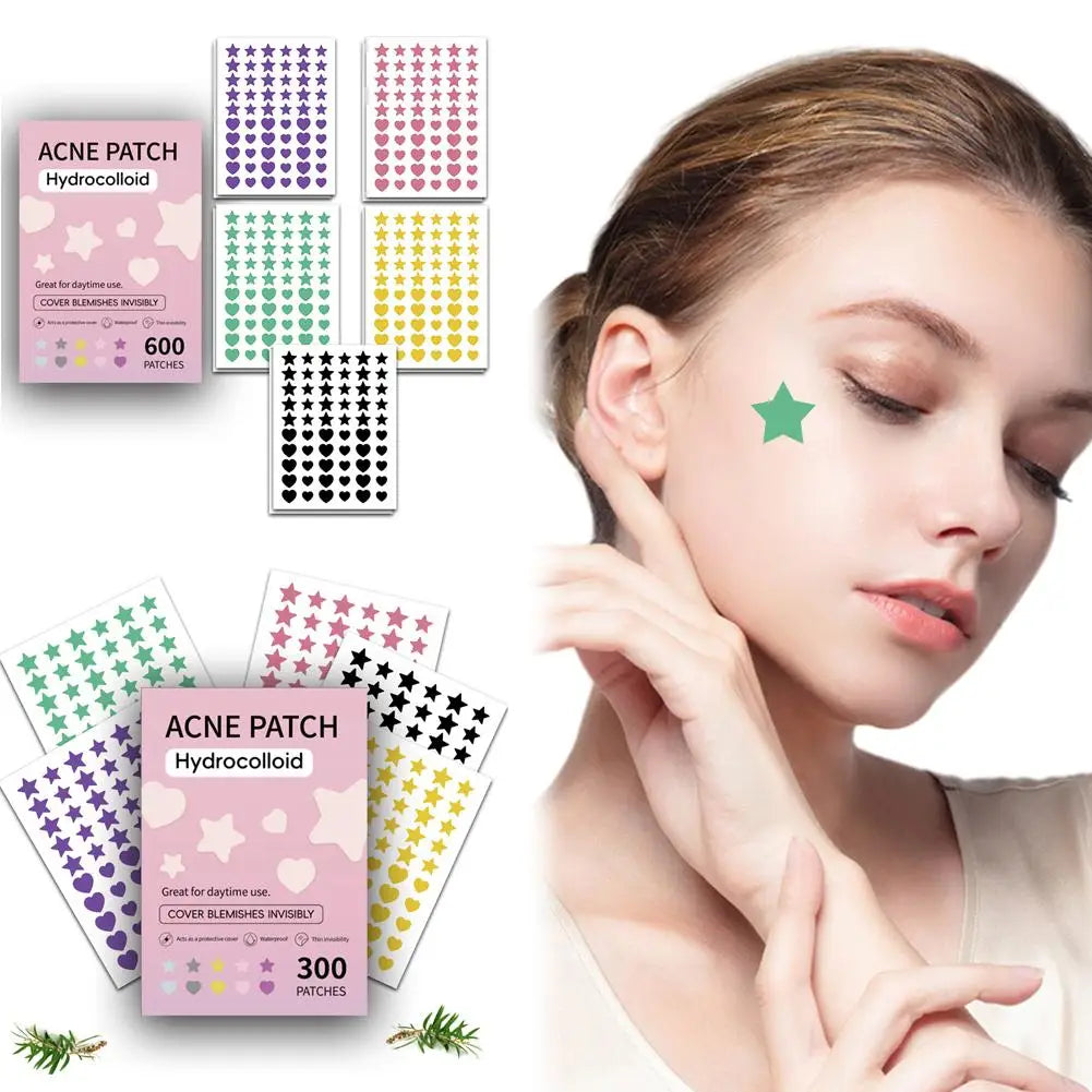 300/600pcs Invisible Acne Patch Reduce Pimples Blackheads Mild Non-irritating Concealer Face Spot Skin Care Tools Waterproof