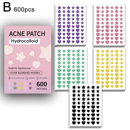 300/600pcs Invisible Acne Patch Reduce Pimples Blackheads Mild Non-irritating Concealer Face Spot Skin Care Tools Waterproof