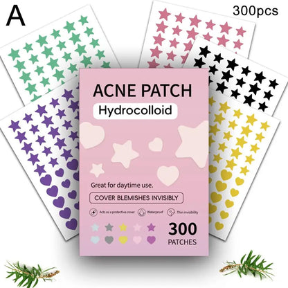 300/600pcs Star Acne Patch Blackheads And Closed Comedones Improve Acne Skin Hydrocolloid Acne Beauty Tools Women Cosmetic