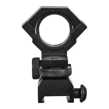 30mm/25mm Ring Adjustable Windage Elevation Rifle Scope Low Mount Sight Flashlight Clamps Hunting Holder