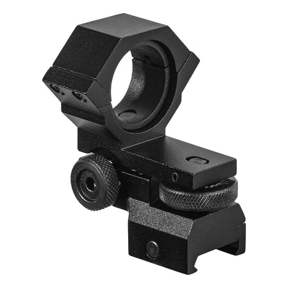 30mm/25mm Ring Adjustable Windage Elevation Rifle Scope Low Mount Sight Flashlight Clamps Hunting Holder