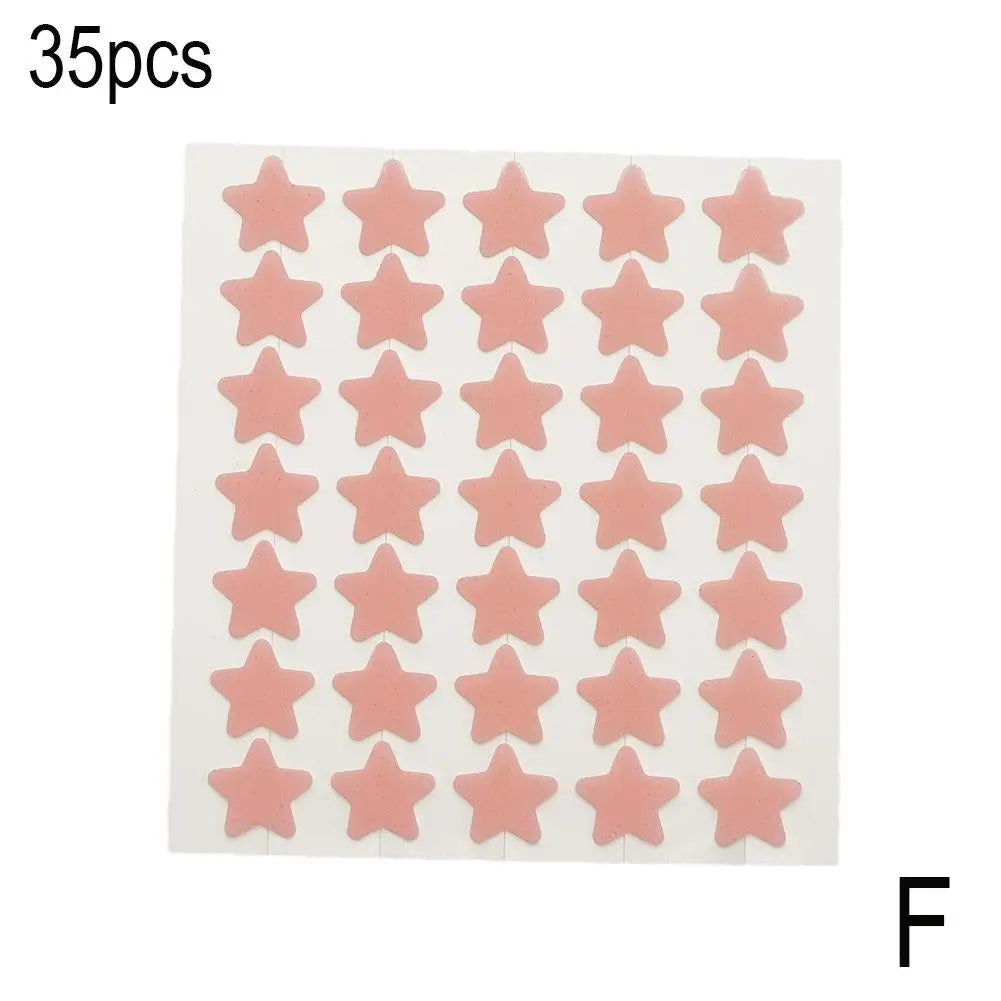 35/40pcs Acne Removal Pimple Patch Star-Shaped Invisible Hydrocolloid Pimple Patch Blemish Spot Cover Treatment Skin Care Tool