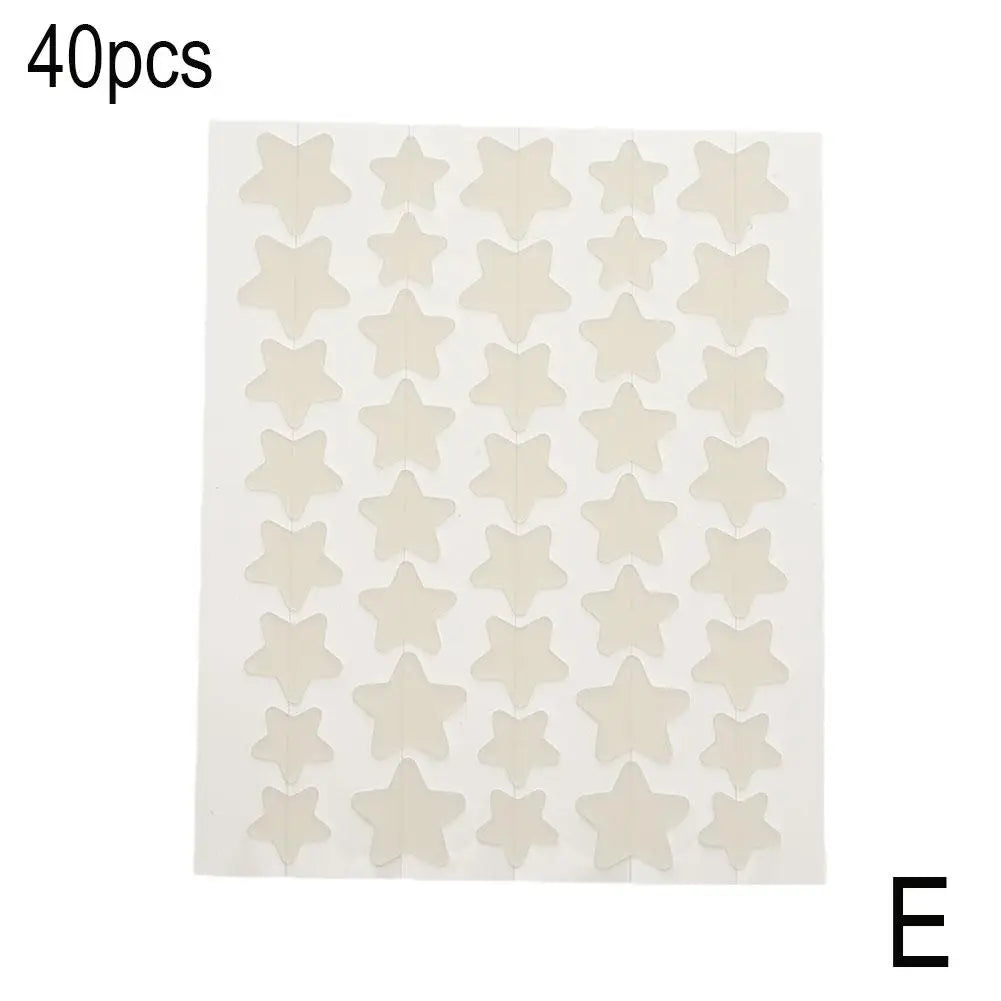 35/40pcs Acne Removal Pimple Patch Star-Shaped Invisible Hydrocolloid Pimple Patch Blemish Spot Cover Treatment Skin Care Tool