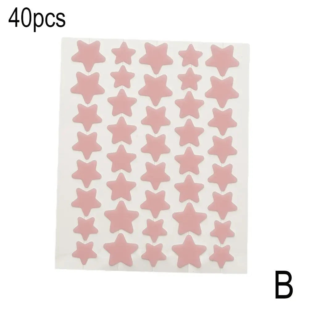 35/40pcs Acne Removal Pimple Patch Star-Shaped Invisible Hydrocolloid Pimple Patch Blemish Spot Cover Treatment Skin Care Tool