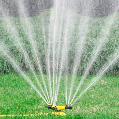 360 ° Automatic Sprinkler Hydro Powered Rotary Spray Garden Lawn Tandem Sprinkler Irrigation Tool