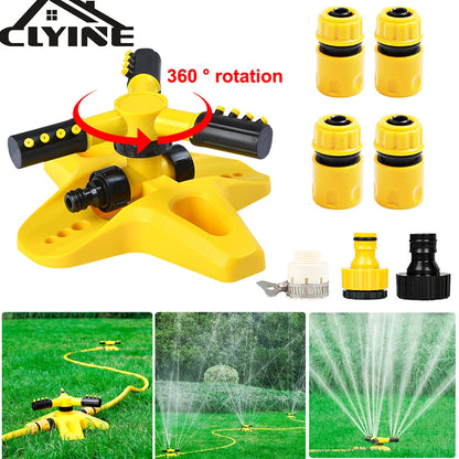 360 Degree Sprinklers Irrigation Garden Lawn Sprinkler Yard Large Area Water Sprinkler Water Sprayer Automatic Irrigation System