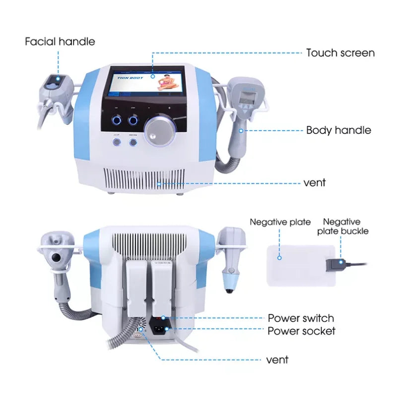 360 Focus Body Shaping and Beauty Equipment  Fat Reduction, Firming, Facial Wrinkle Removal, Double Chin Removal Machine