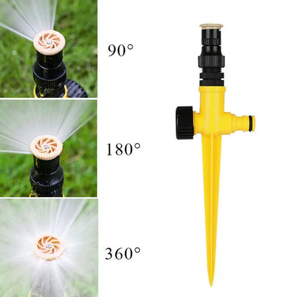 360° Garden Sprinkler Rotation Irrigation Watering System Automatic Agriculture Lawn Farm Greenhouse Spray Nozzle Tool