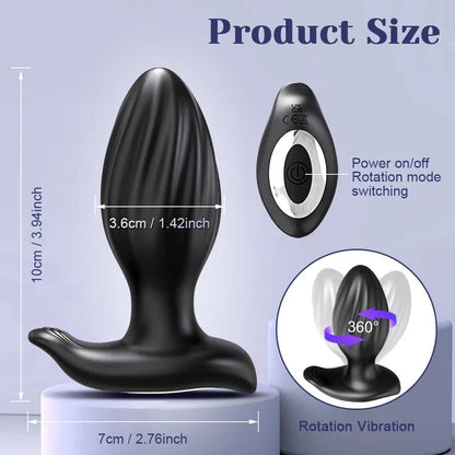 Gtooza360° Rotation Wireless Control  APP Bluetooth  Men Prostate Massager Male Ass Anal Adult Sex Toys Couples gtooza.com