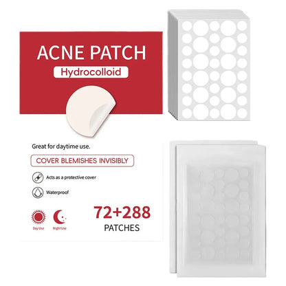 360PCS Pimple Patch Acne Invisible Acne Removal Skin Care Stickers Concealer Face Spot Beauty Makeup Tools