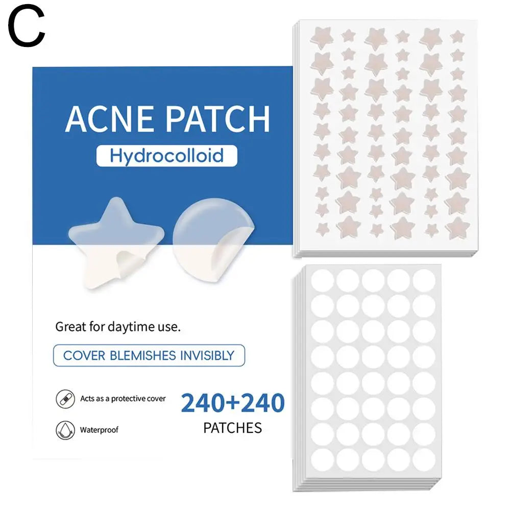 360PCS Pimple Patch Acne Invisible Acne Removal Skin Care Stickers Concealer Face Spot Beauty Makeup Tools