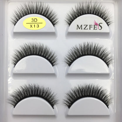 38 Style 5 Pairs Eyelash Natural 3D Mink False Eyelashes Makeup Fake Eye Lashes Faux Cils Make Up Beauty Tools Wholesale