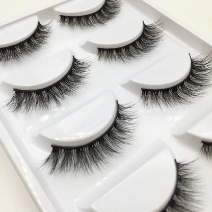 38 Style 5 Pairs Eyelash Natural 3D Mink False Eyelashes Makeup Fake Eye Lashes Faux Cils Make Up Beauty Tools Wholesale