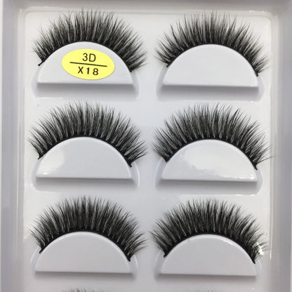 38 Style 5 Pairs Eyelash Natural 3D Mink False Eyelashes Makeup Fake Eye Lashes Faux Cils Make Up Beauty Tools Wholesale