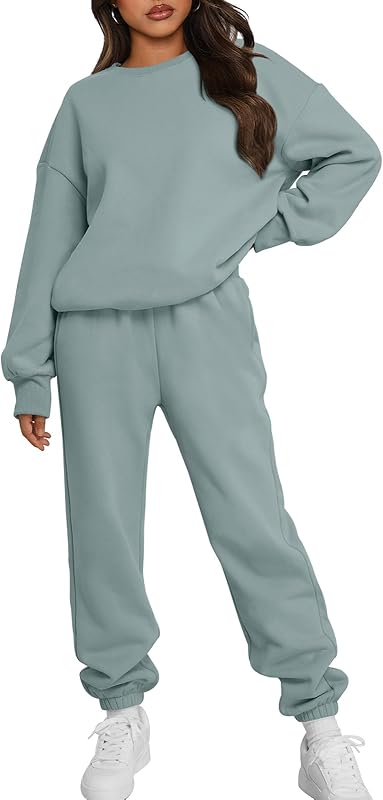 Sweatsuits Women 2 Piece Outfits Two Piece Crewneck Sweatshirts Sets Lounge Fall Sweatpants 2025 Tracksuits