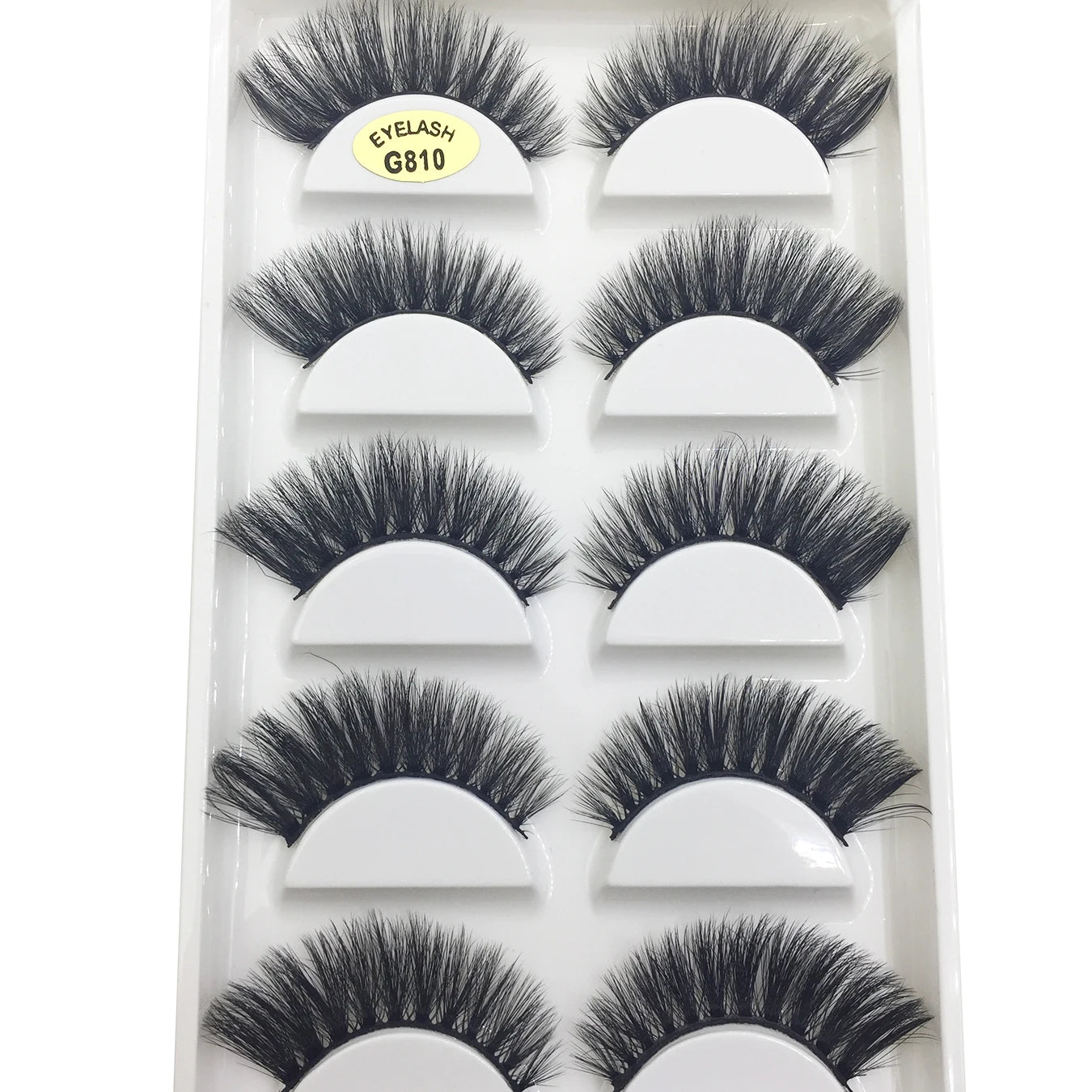 3D Mink False Eyelashes, Soft Lash, Wispy, Fluffy Lashes, Natural Makeup, Faux Beauty, Wholesale, 10 Boxes, 5 Pairs