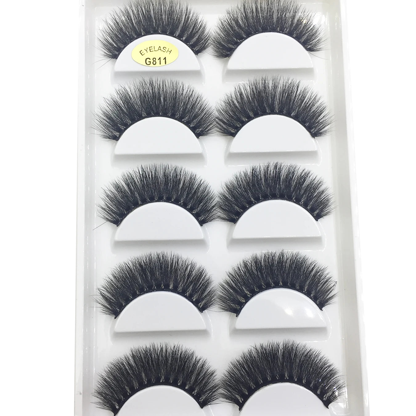 3D Mink False Eyelashes, Soft Lash, Wispy, Fluffy Lashes, Natural Makeup, Faux Beauty, Wholesale, 10 Boxes, 5 Pairs