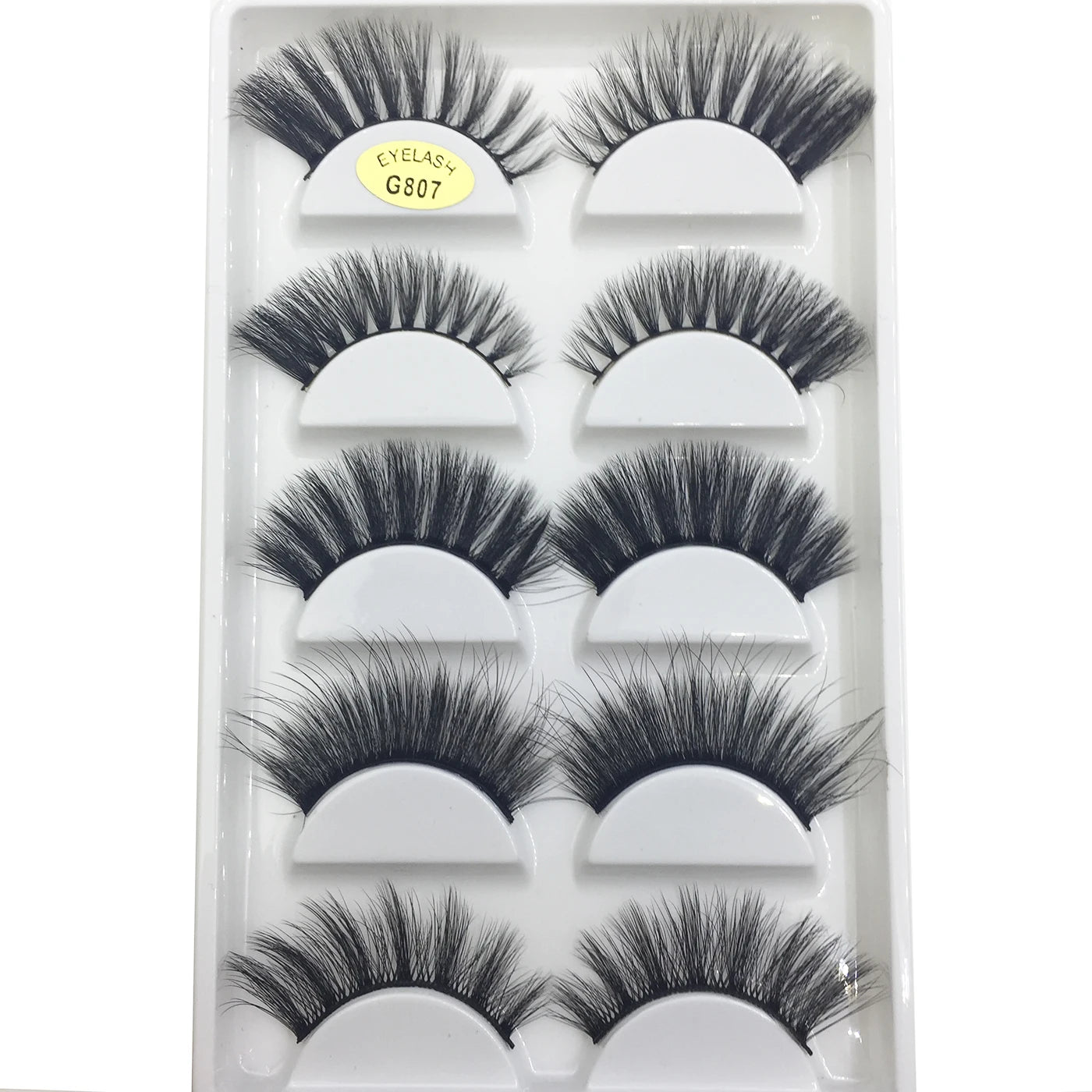 3D Mink False Eyelashes, Soft Lash, Wispy, Fluffy Lashes, Natural Makeup, Faux Beauty, Wholesale, 10 Boxes, 5 Pairs