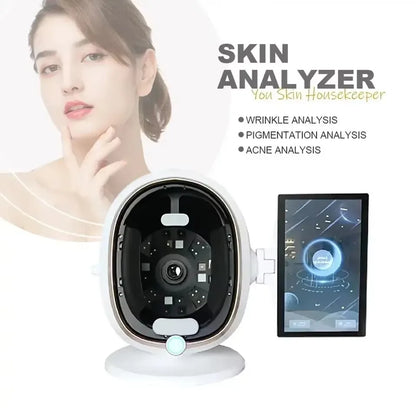 3D Skin Scanner Care Facial Analyzer Monitor Machine Magic Mirror Portable Testing English Detector Face Camera Test Analysis