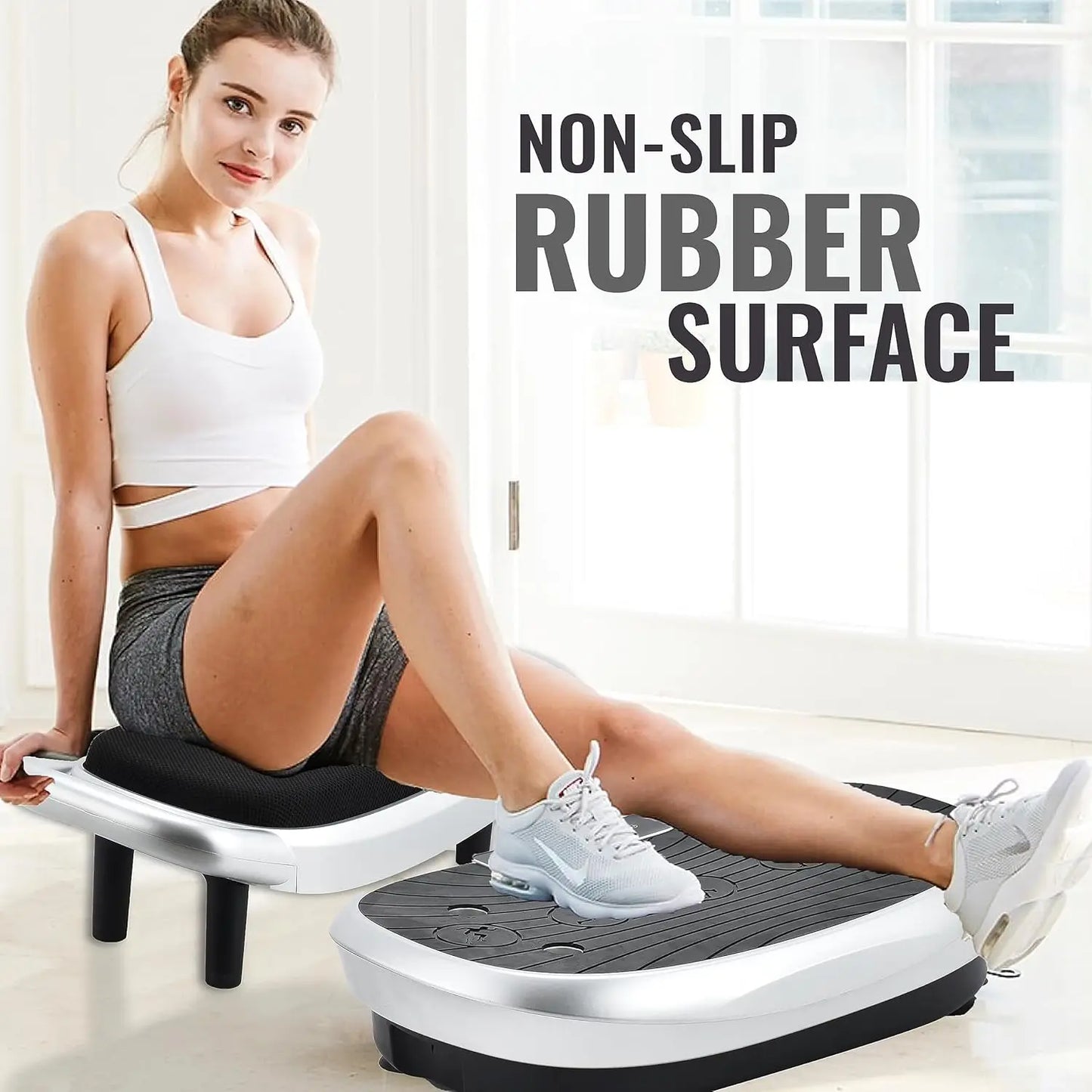 PC 3D Vibration Plate Exercise Machine - Whole Body Workout Vibration Platm