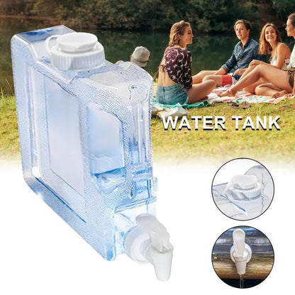 PC 3L Outdoor Camping Water Tank Large Capacity Portable Water Container Wi