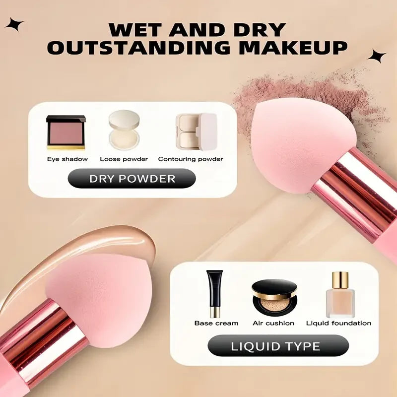 PC 3Pcs Makeup Sponge Set  Foundation Powder BB Cream and Concealer Application Soft Beauty Puff  Flawless Makeup Finish