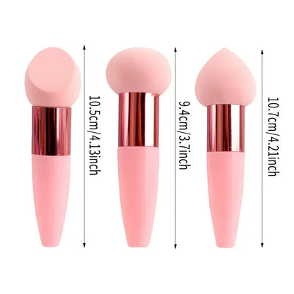 PC 3Pcs Makeup Sponge Set  Foundation Powder BB Cream and Concealer Application Soft Beauty Puff  Flawless Makeup Finish