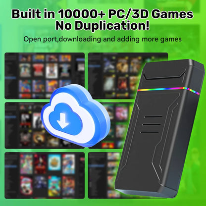 3T Gaming HDD Launchbox OS Retro Game Console  XBOX/PS4/Switch/PS3/PS2/PS1/WiiU/Wii/DC with 10107 Games  Windows PC/Laptop