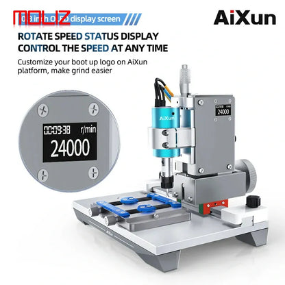 New JCID Aixun 2ND Gen IC Chip Grinding Machine For Touch IC CPU Nand CNC M