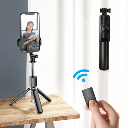 PC3in1 Selfie Stick Tripod Bluetooth Wireless Selfie Stick Remote 360 Rotat