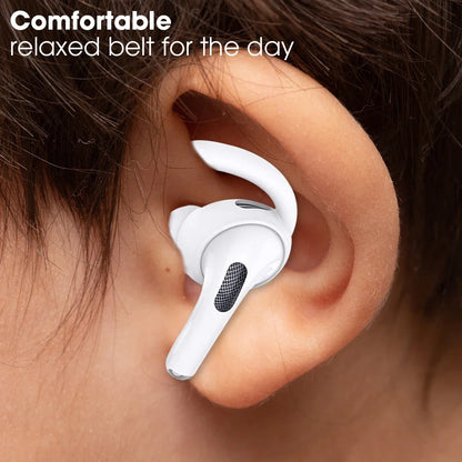 4-1Pairs Soft Silicone Ear Hooks Anti-Slip Earbuds Covers Tips  Apple AirPods Pro Anti Lost Hearphone Holder  AirPods Pro