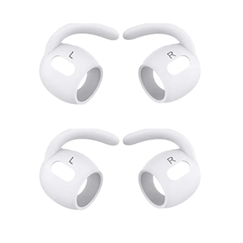 4-1Pairs Soft Silicone Ear Hooks Anti-Slip Earbuds Covers Tips  Apple AirPods Pro Anti Lost Hearphone Holder  AirPods Pro