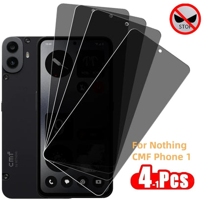 PC 4-1Pcs Privacy Glass For Nothing CMF Phone 1 Screen Protector For Nothing CMF Phone 1 Tempered Glass Anti Peeping Phone Film