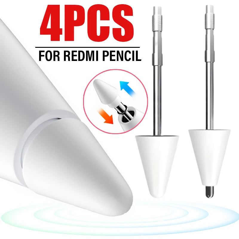 4/2/PC Stylus Pen Replacement Spare Tips For Xiaomi Mi Pad Redmi Pencil Nib High Sensitivity Writing Drawing Tablet Pen Tip