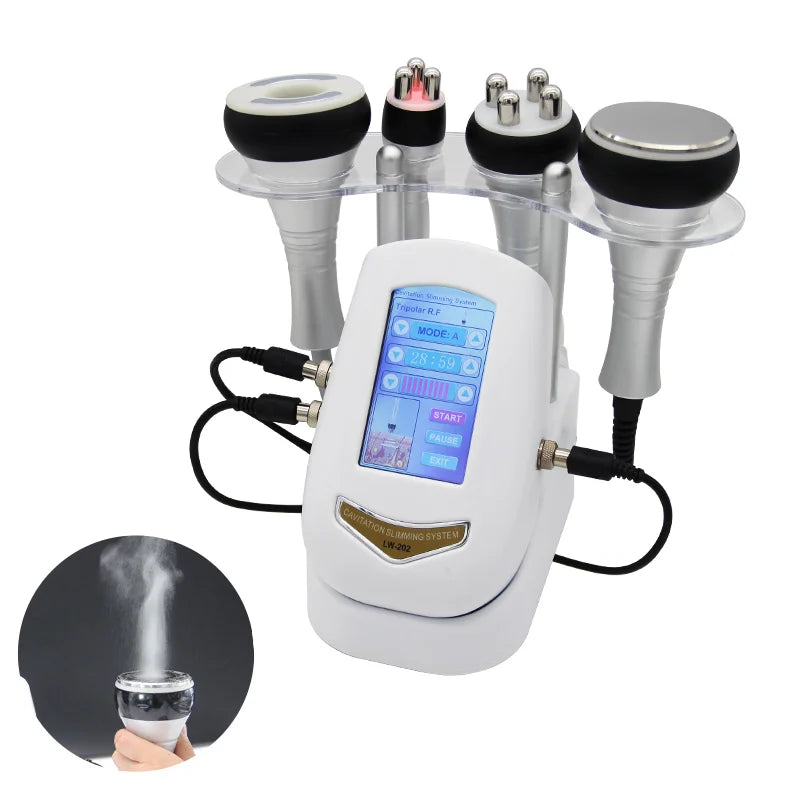 4/3IN1 Vacuum Ultrasonic Cavitation Radio Frequency Massage Lose Weight Slimming And Shaping Firming Skin Burn Fat Tender Skin