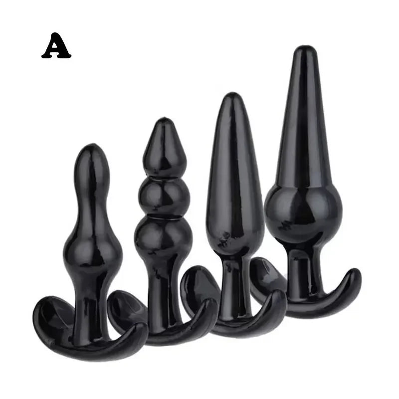 Gtooza_4/5/7/8Pcs/Set Silicone Butt  Masturbation Vaginal Plug Sex Combination Anal Bead Dilator Toys  Gay gtooza.com