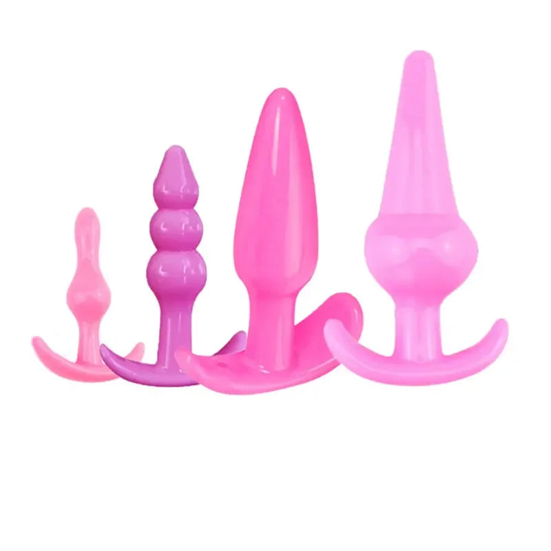 Gtooza_4/5/7/8Pcs/Set Silicone Butt  Masturbation Vaginal Plug Sex Combination Anal Bead Dilator Toys  Gay gtooza.com