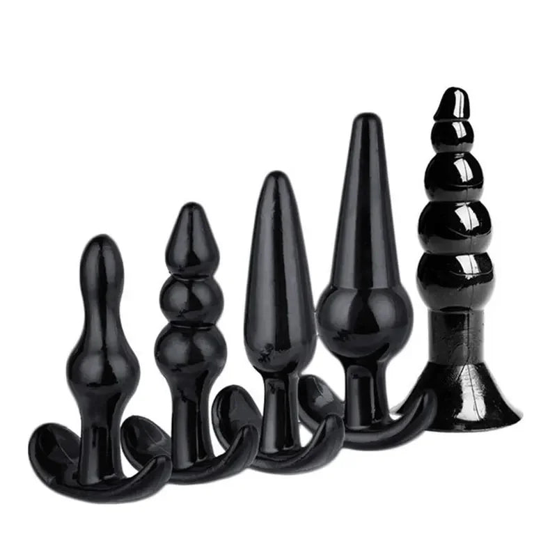 Gtooza_4/5/7/8Pcs/Set Silicone Butt  Masturbation Vaginal Plug Sex Combination Anal Bead Dilator Toys  Gay gtooza.com