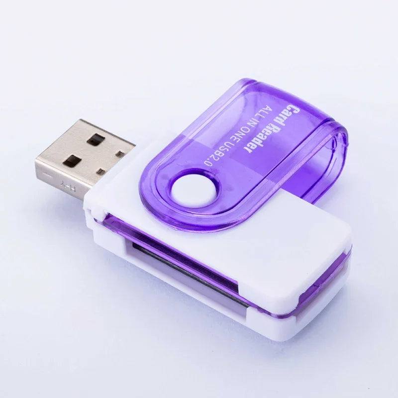 PC 4 in 1 USB Memory Card Reader USB 2.0 to SD Micro SD TF MS M2 Card Adapter  Computer Android Mobile Phone