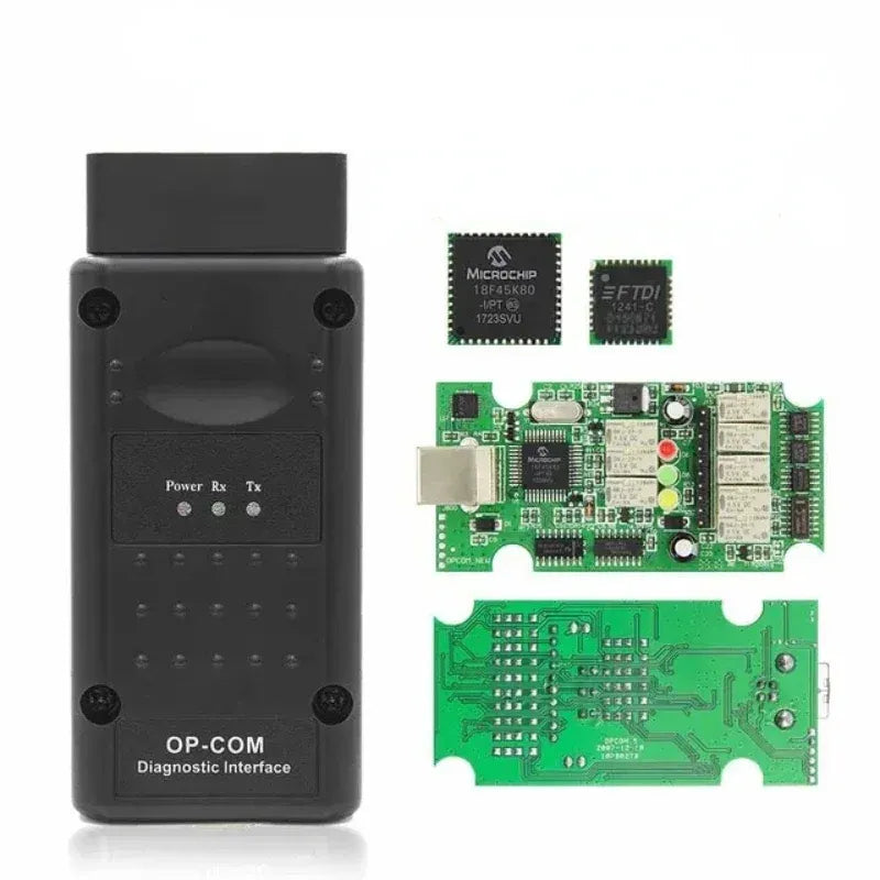 Micrologiciel NewOP COM V1.99 avec puce PIC18F458 FTDI OBDII adapté pour Opel O