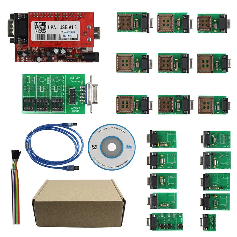 2023 ECU Diagnostic Programmer Tool For UPA USB V1.3 With Full Adapter Chip