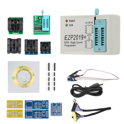 New100% Original EZP2019 Full Set High-Speed USB SPI +12 Adapter Test Clip