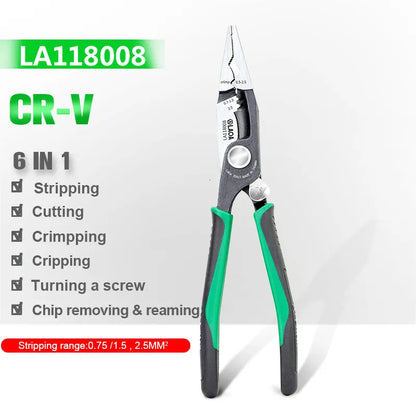 New Hand Tools LAOA Multifunctional Electrician Pliers Long Nose Pliers Wir