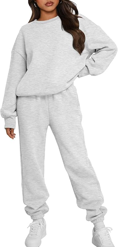 Sweatsuits Women 2 Piece Outfits Two Piece Crewneck Sweatshirts Sets Lounge Fall Sweatpants 2025 Tracksuits