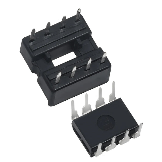 Nouveau 20/50 pièces (10/25 chacune) NE555 NE555P IC 555 Programmateur de minuterie Oscilla